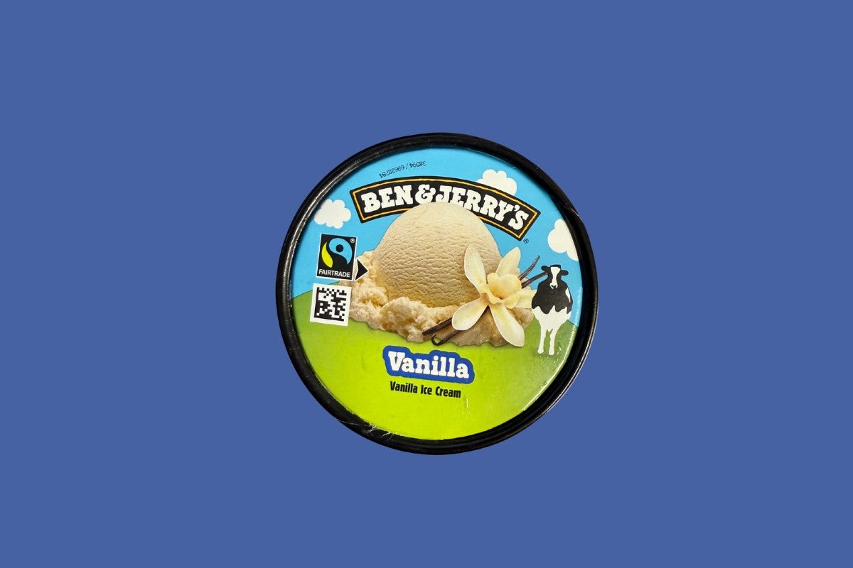 Ben n Jerrys Vanilla Ice Cream