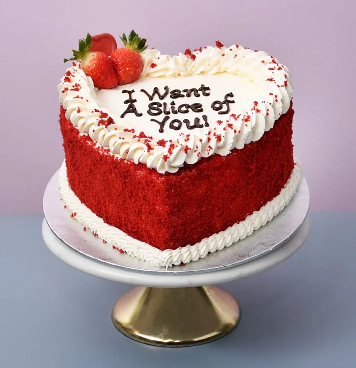 8" Romantic Red Velvet Cake