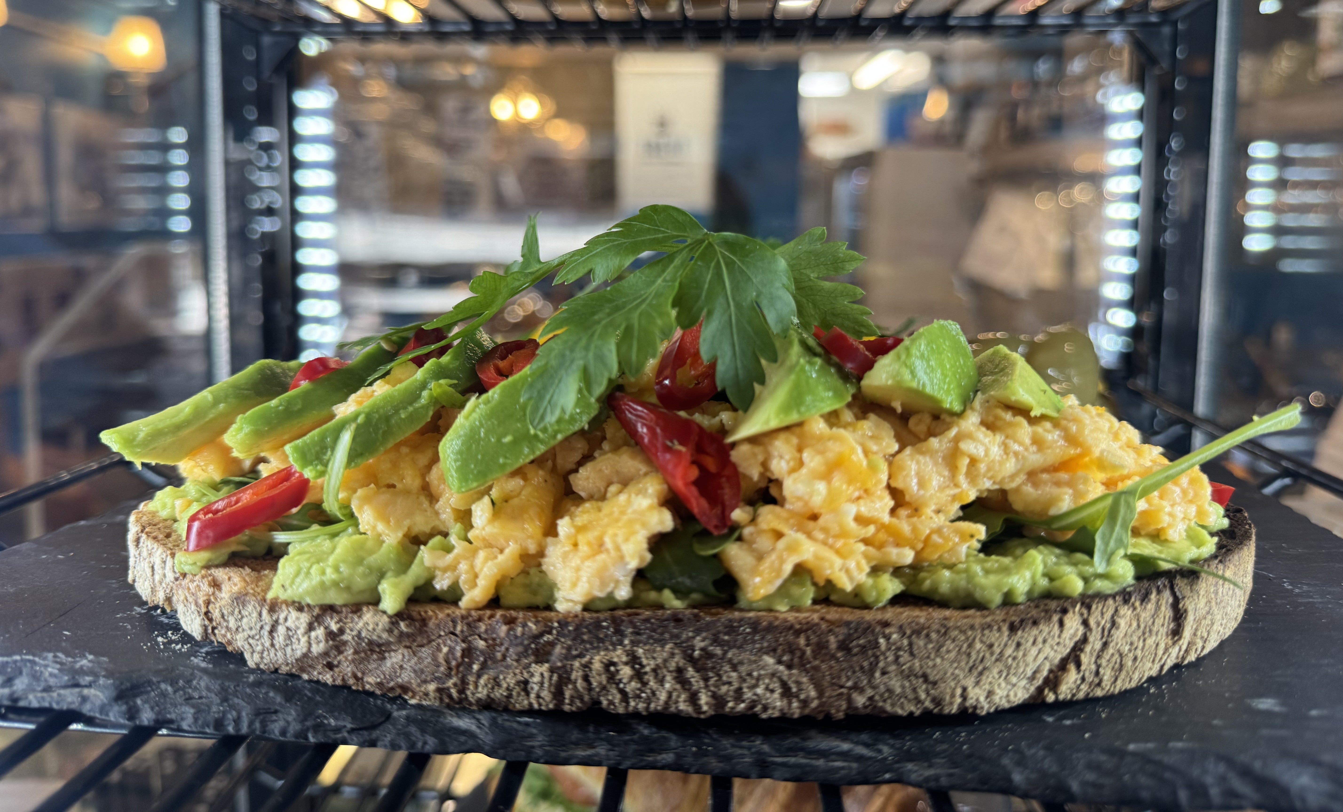 Avocado and Eggs on Toast