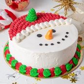 Build Me A Snowman Chocolate Cake (1 Kg)
