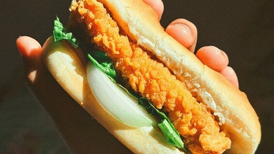 Chicken Fillet Burger Meal