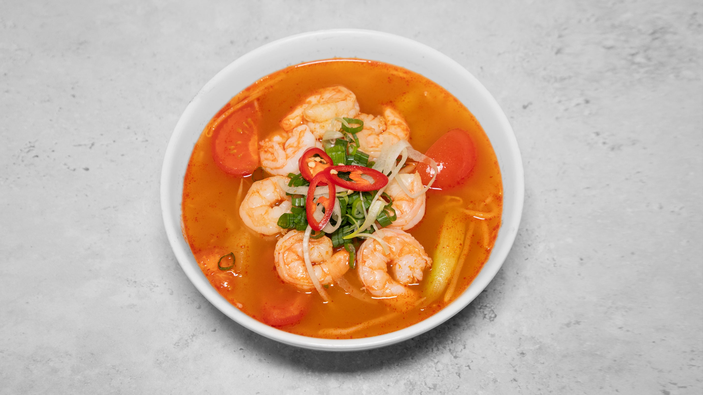 Hot & Sour Prawn Noodle Soup (GF)