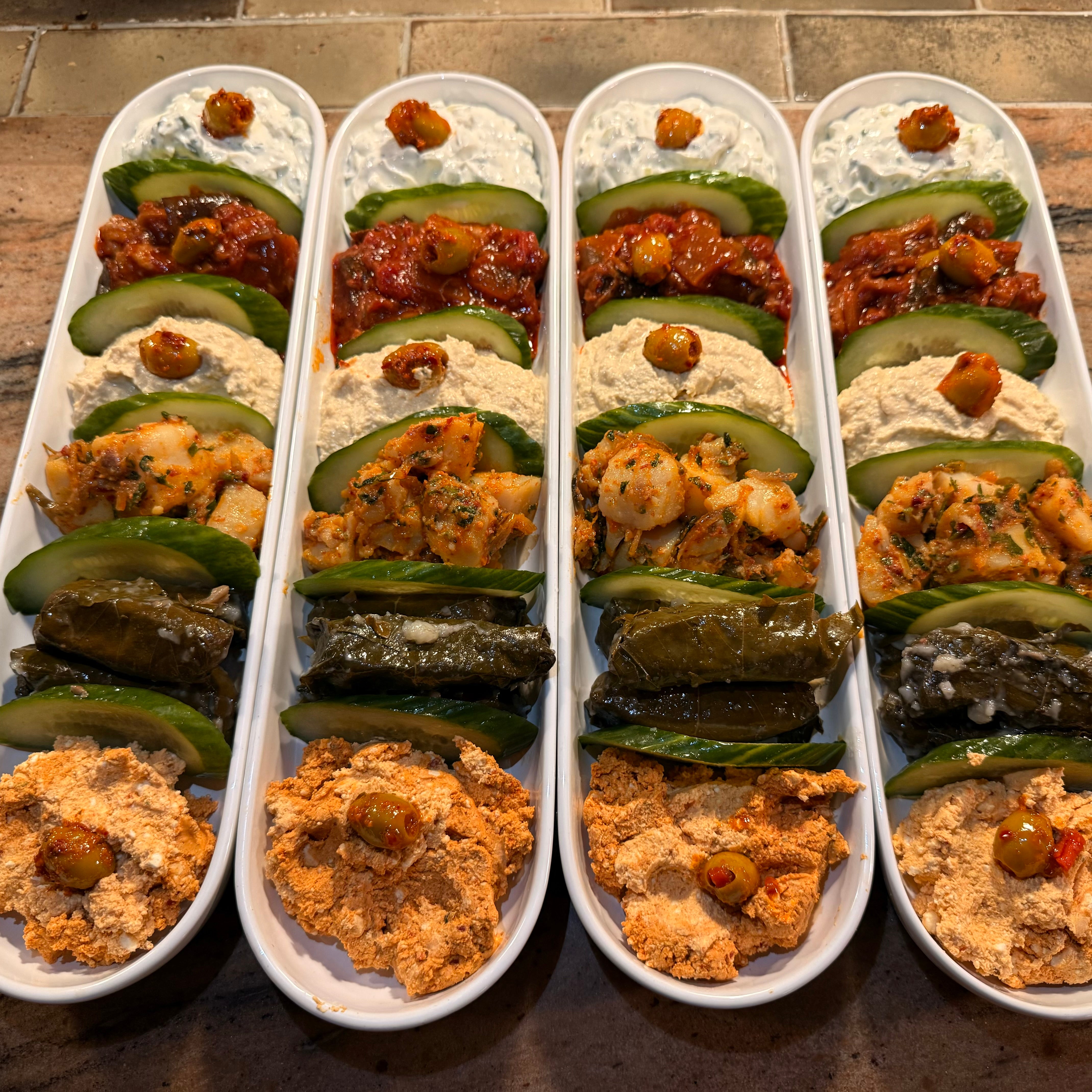Mixed Cold Meze Platter
