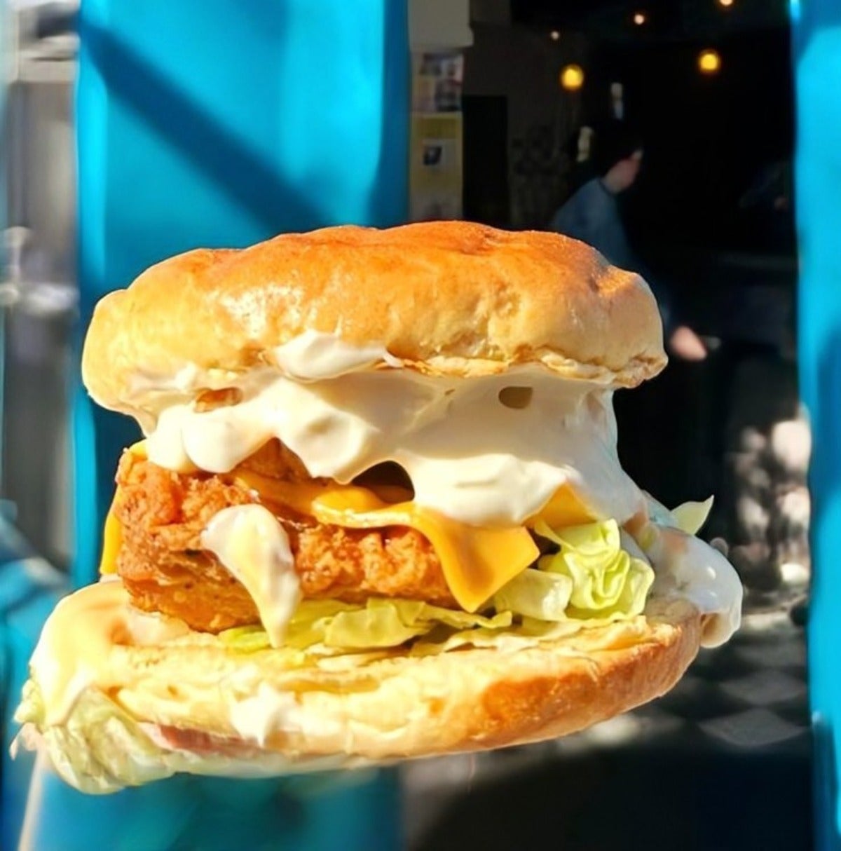 Sassy Chicken Stack & Chips