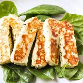 Grilled And Fried Halloumi