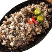 Beef Sisig with rice