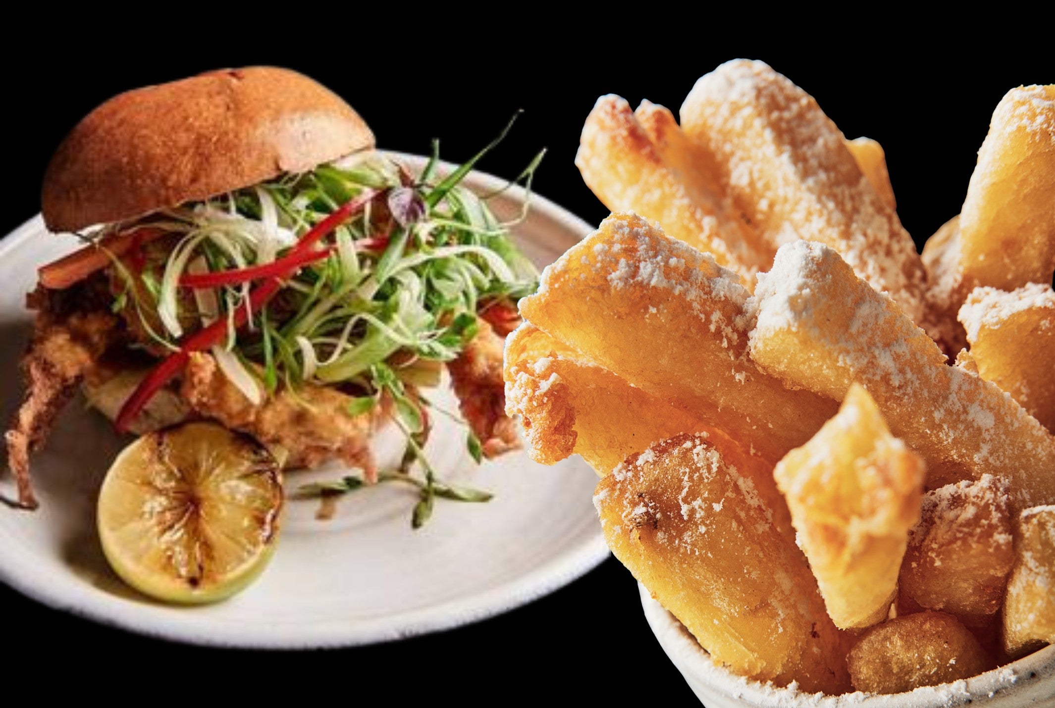 Crab Bun & Chips