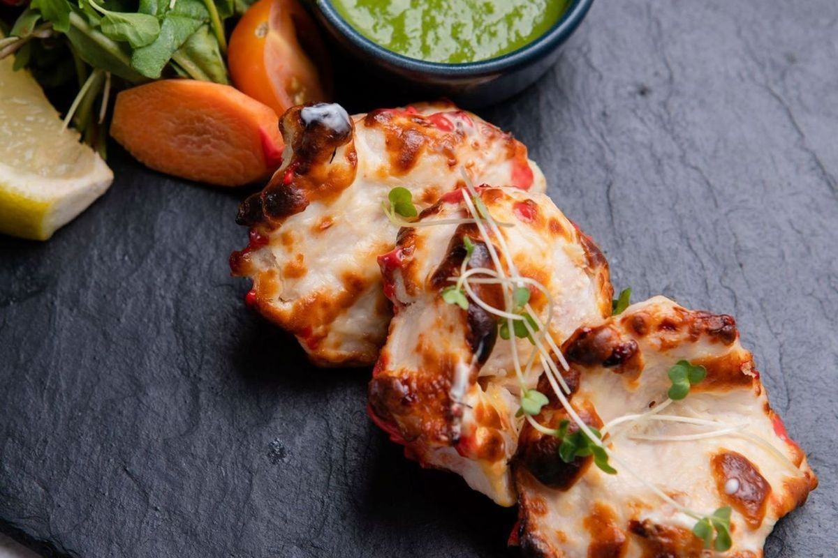 Basil Chicken Tikka 