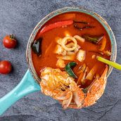 Mixed Seafood Tom Yam Soup