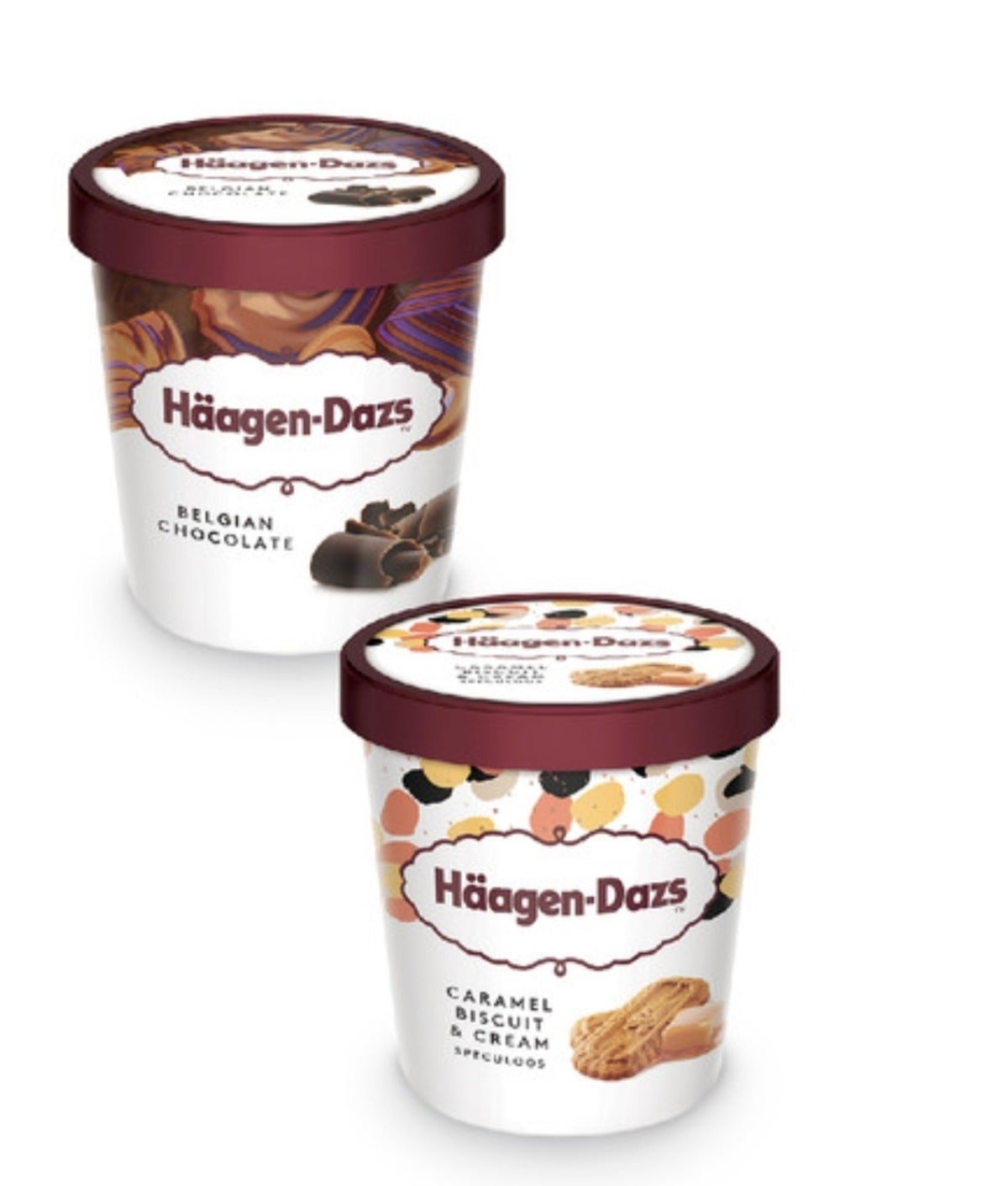 Haagen Dazs Ice Cream and Ben & Jerry's