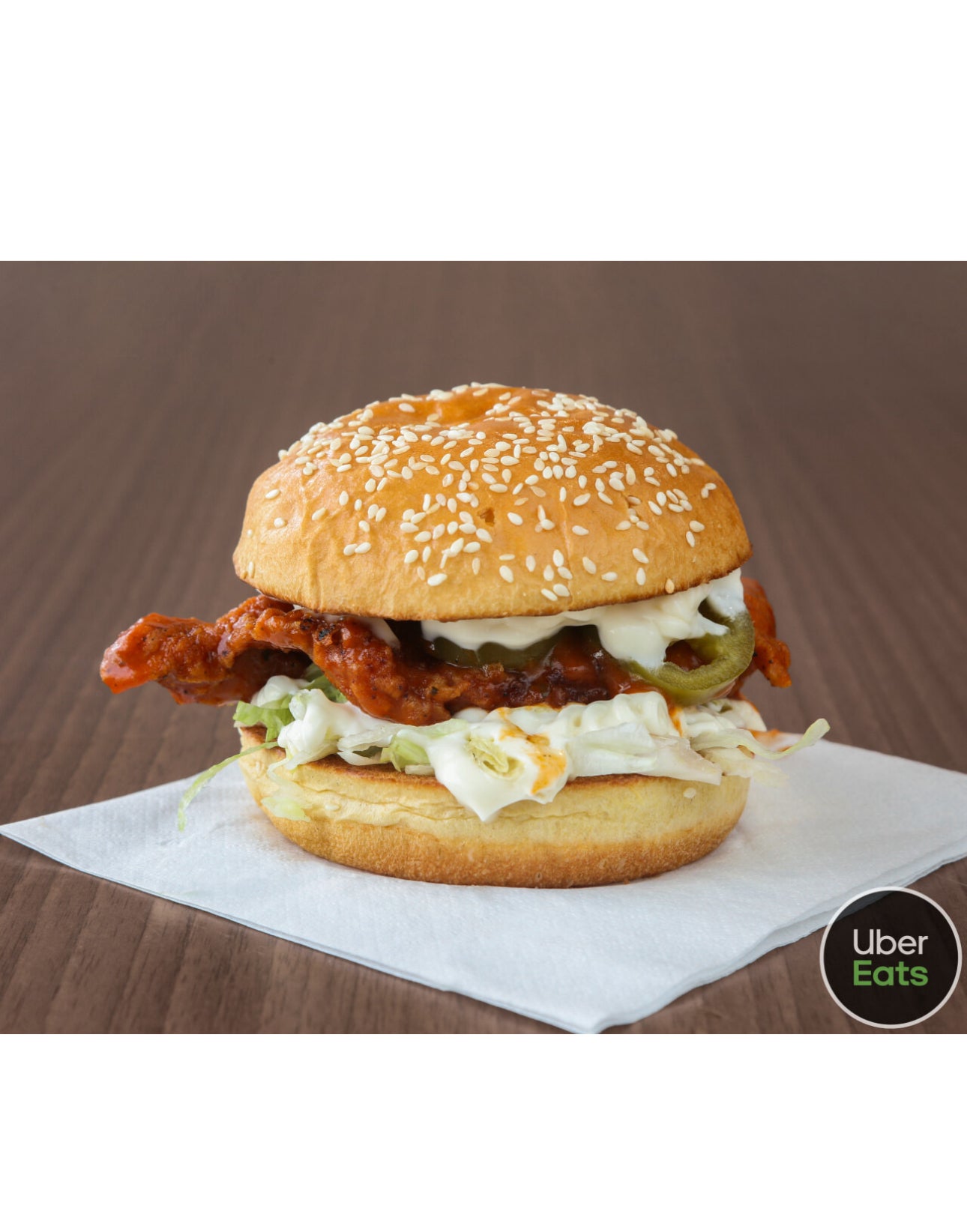 Hot chicken burger