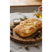 Sourdough corn Focaccia