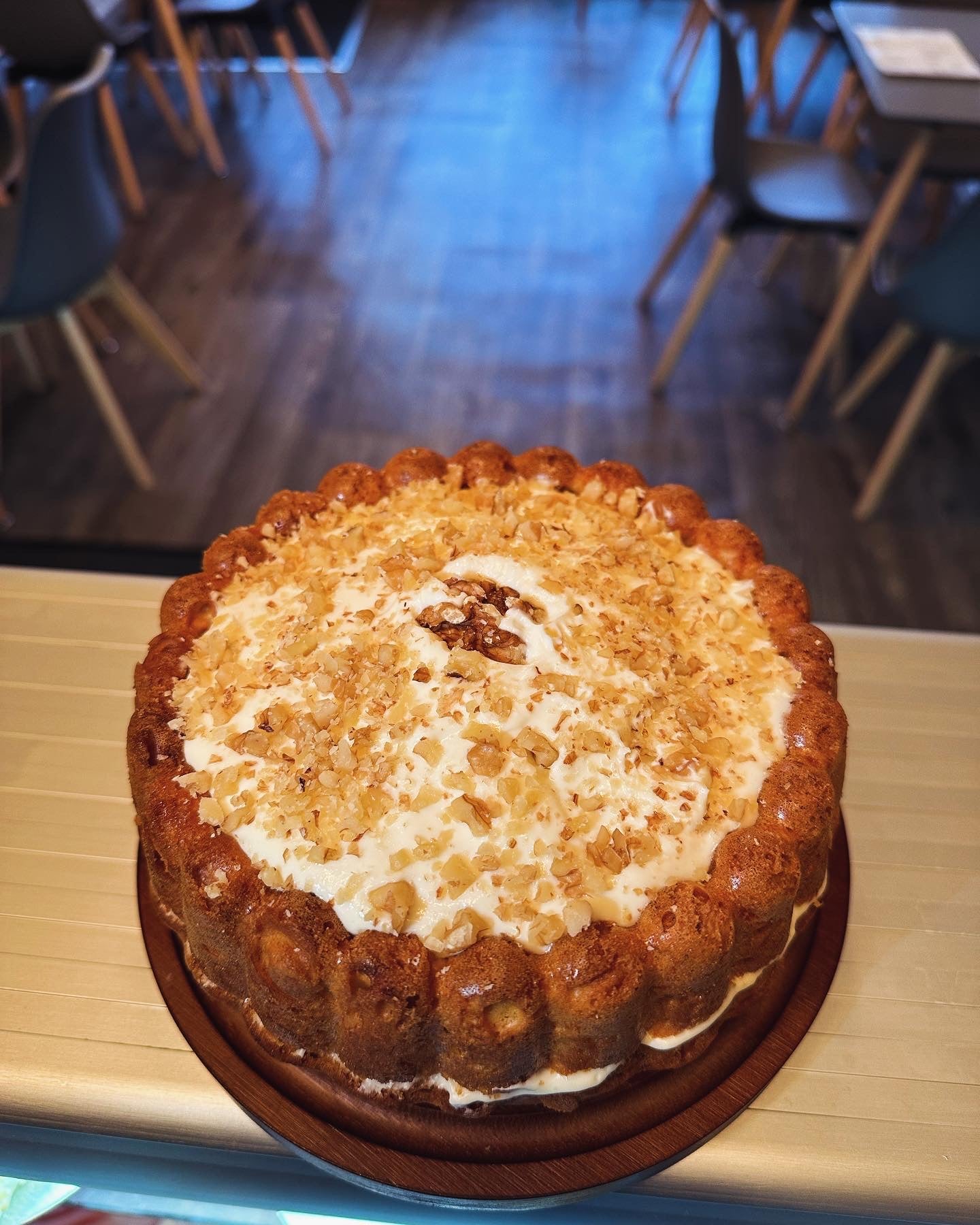 Carrot Cake + Pecan Nuts