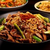 Fried Noodles With Beef