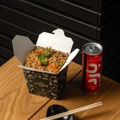 Vegetable Fried Rice (R) + Soft Drink