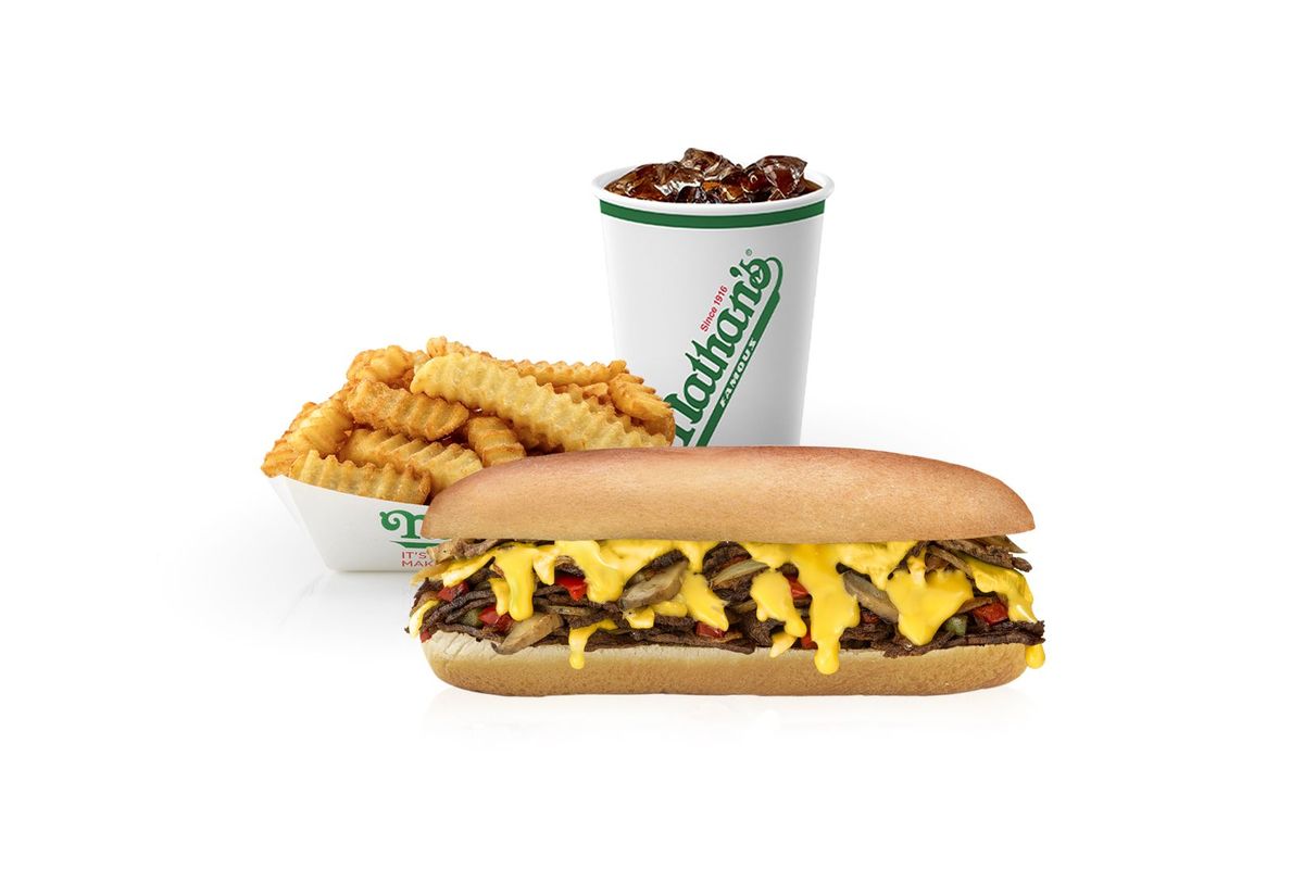 Large Philly Supreme Cheesesteak Meal