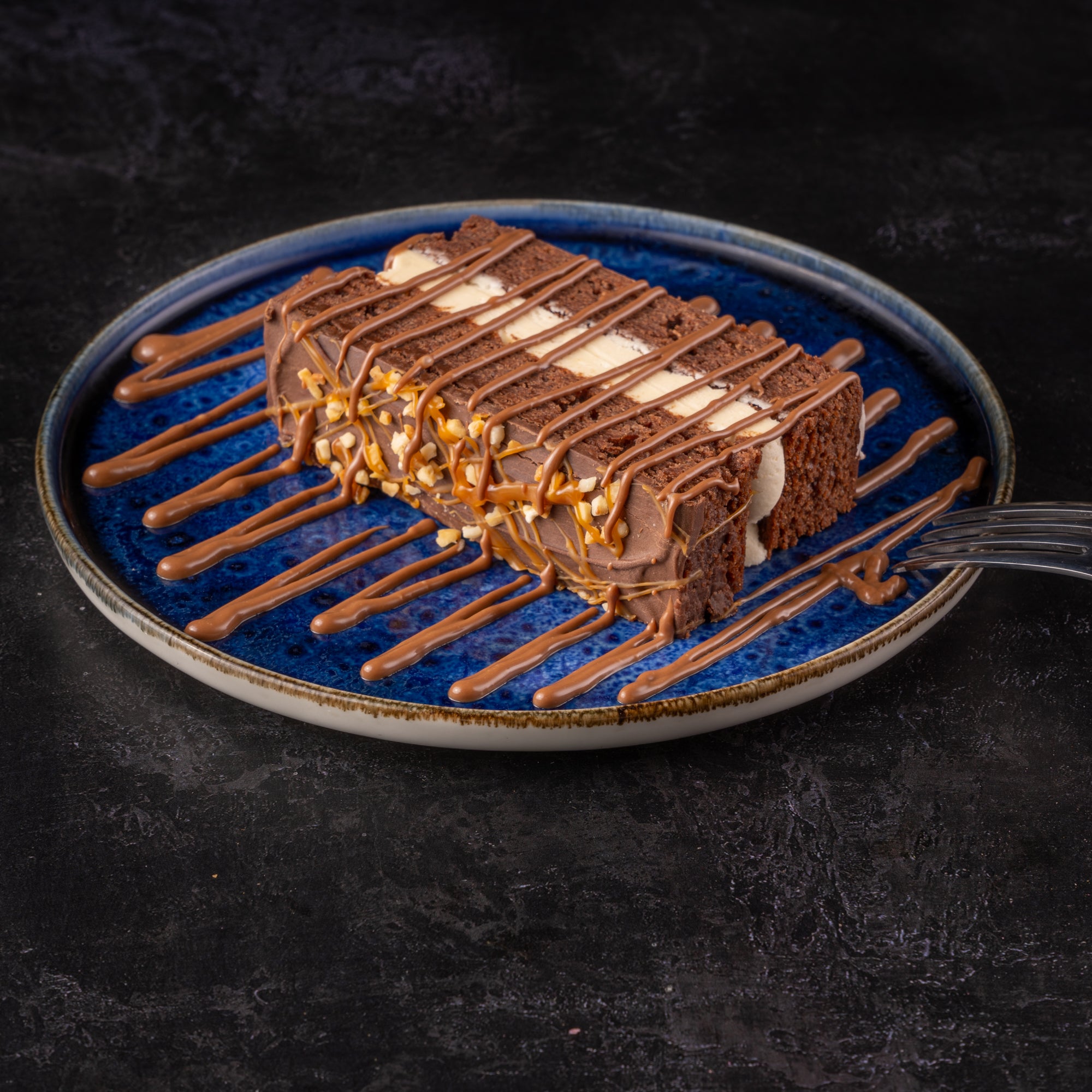 Peanut Brownie Stack