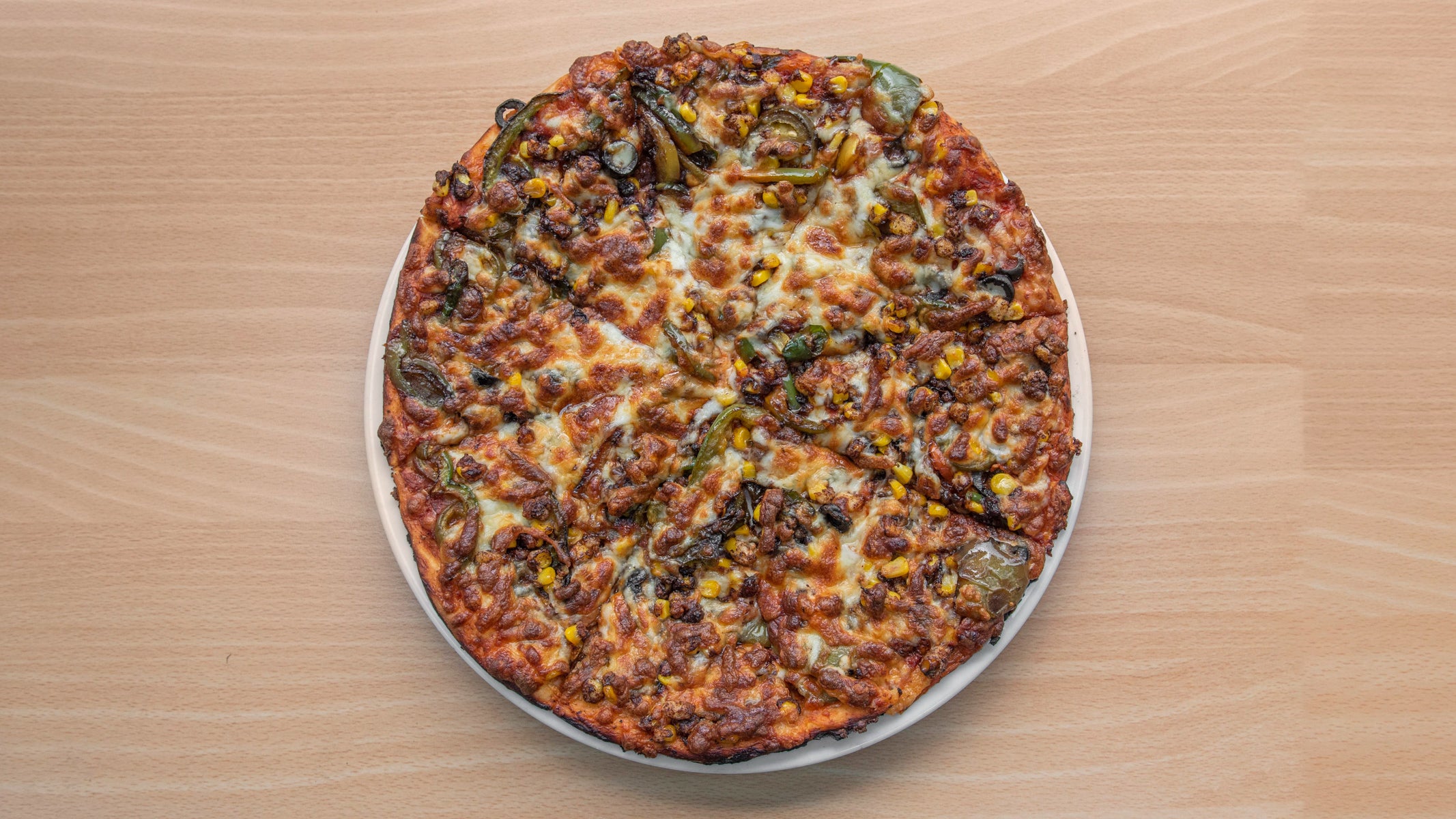 Chilli Corn Pizza