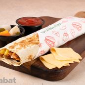 Charcoal Chicken Shawarma Tahina Cheese Small