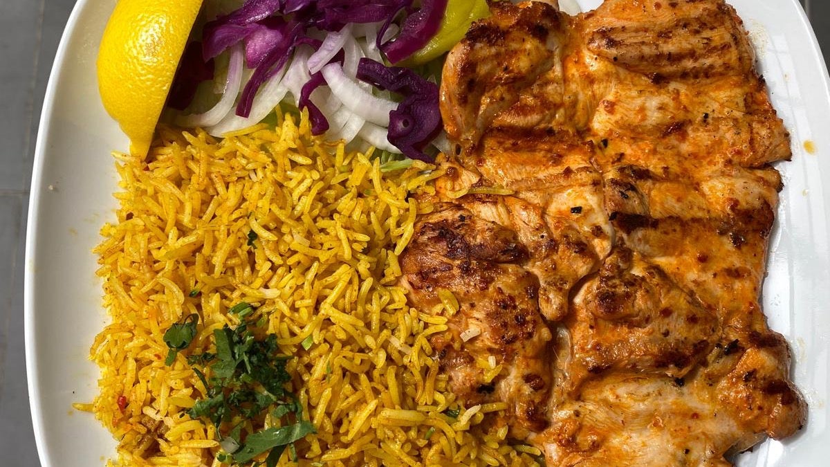 Honey BBQ Glazed Boneless Chicken with Rice or Chips
