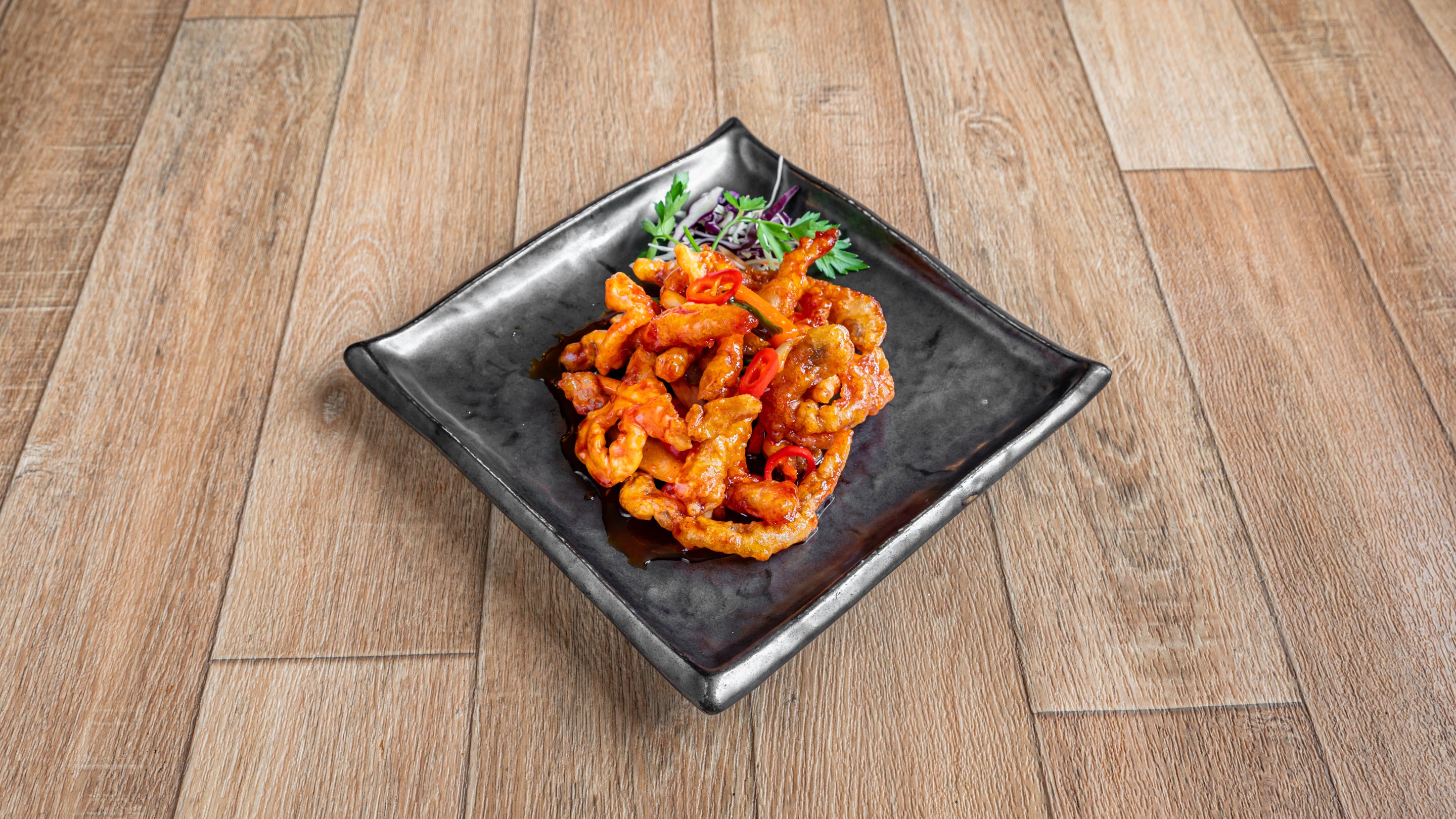 Crispy Shredded Beef with Chilli 干牛丝