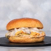 Egg mushroom melt buns