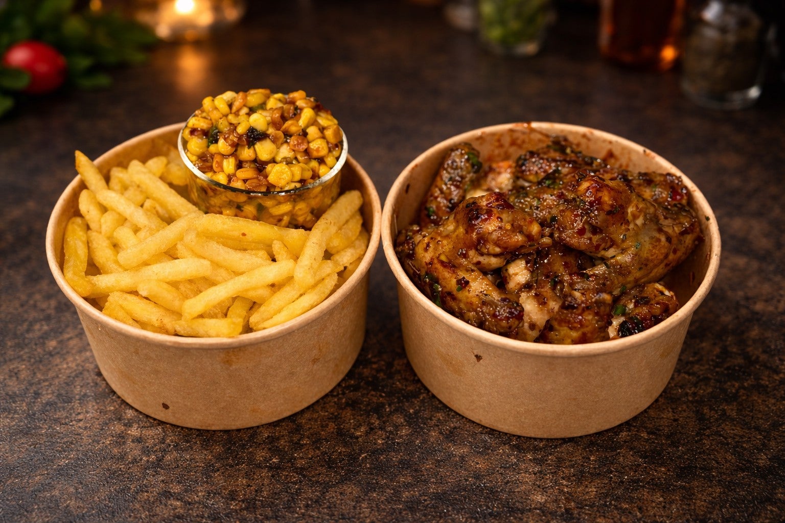 Wing & Corn Box