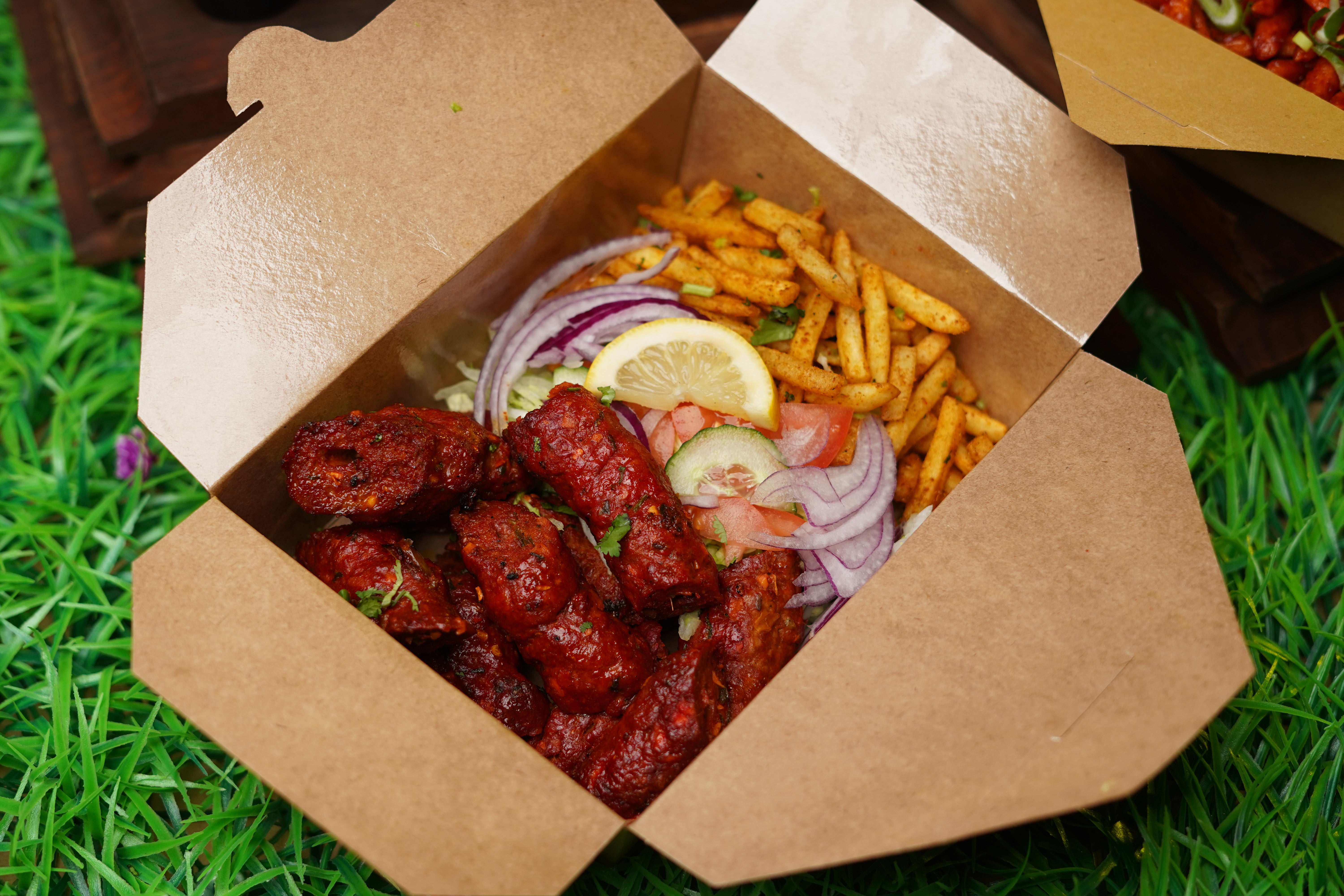 Kebab and Masala Fries