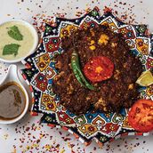 Mutton Anda Chapli Kebab