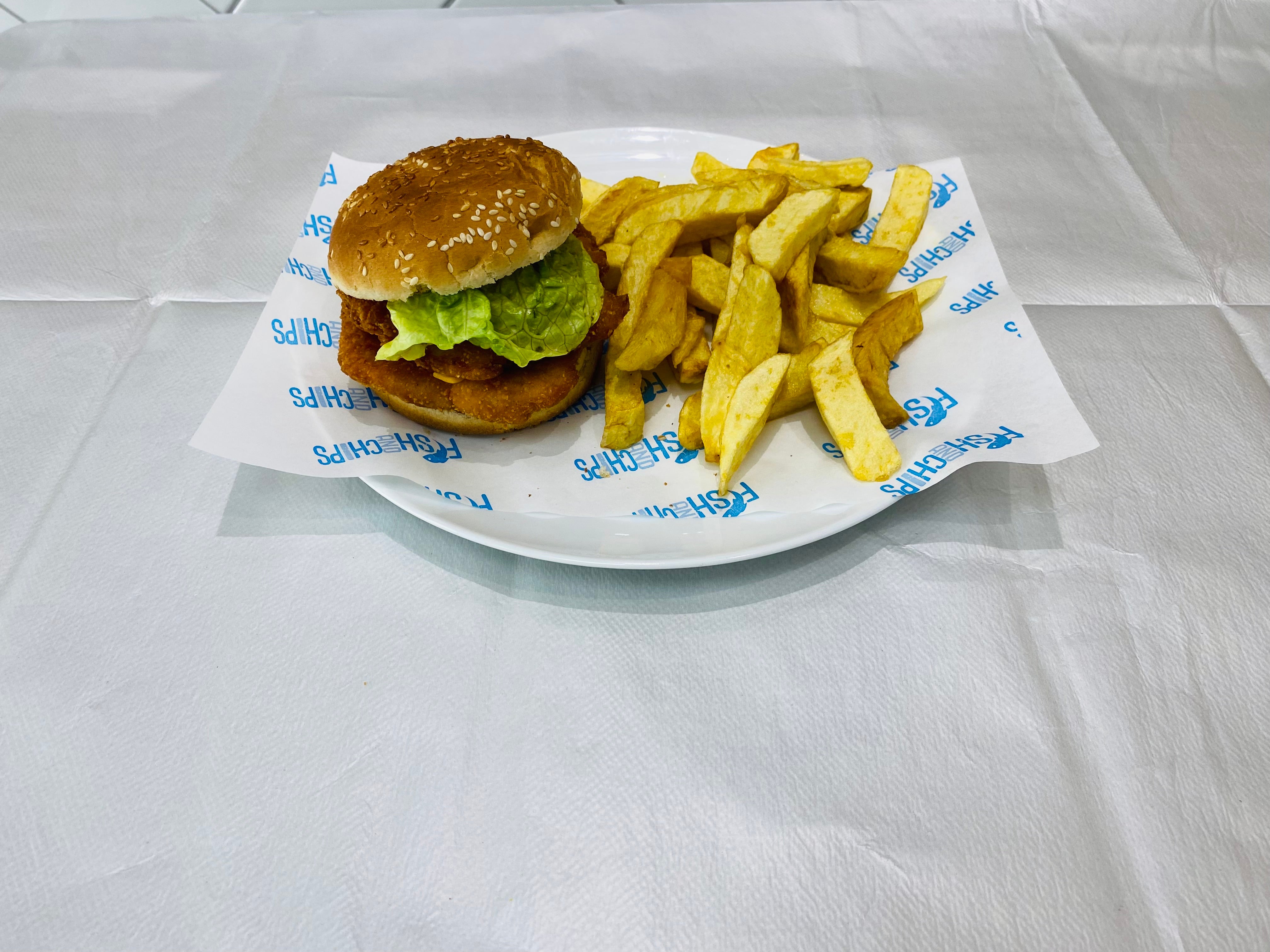 Bacon Cheeseburger & Chips