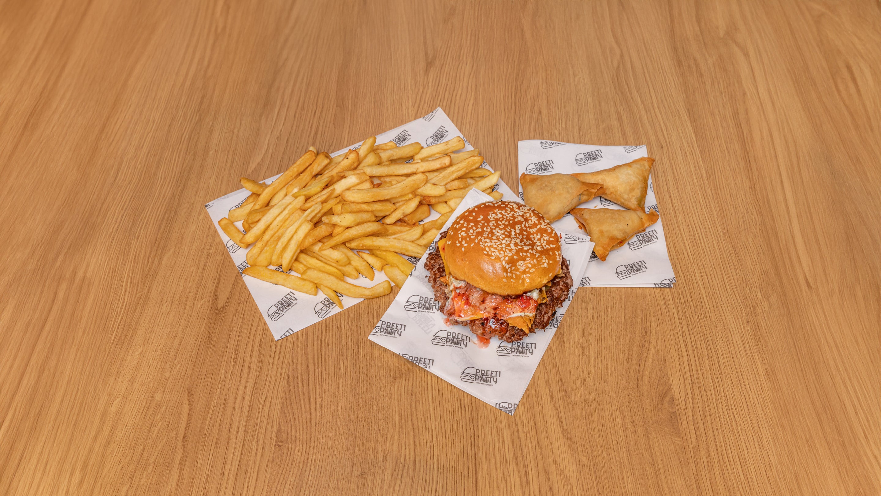 Burger Meal - Two Sides and a Drink