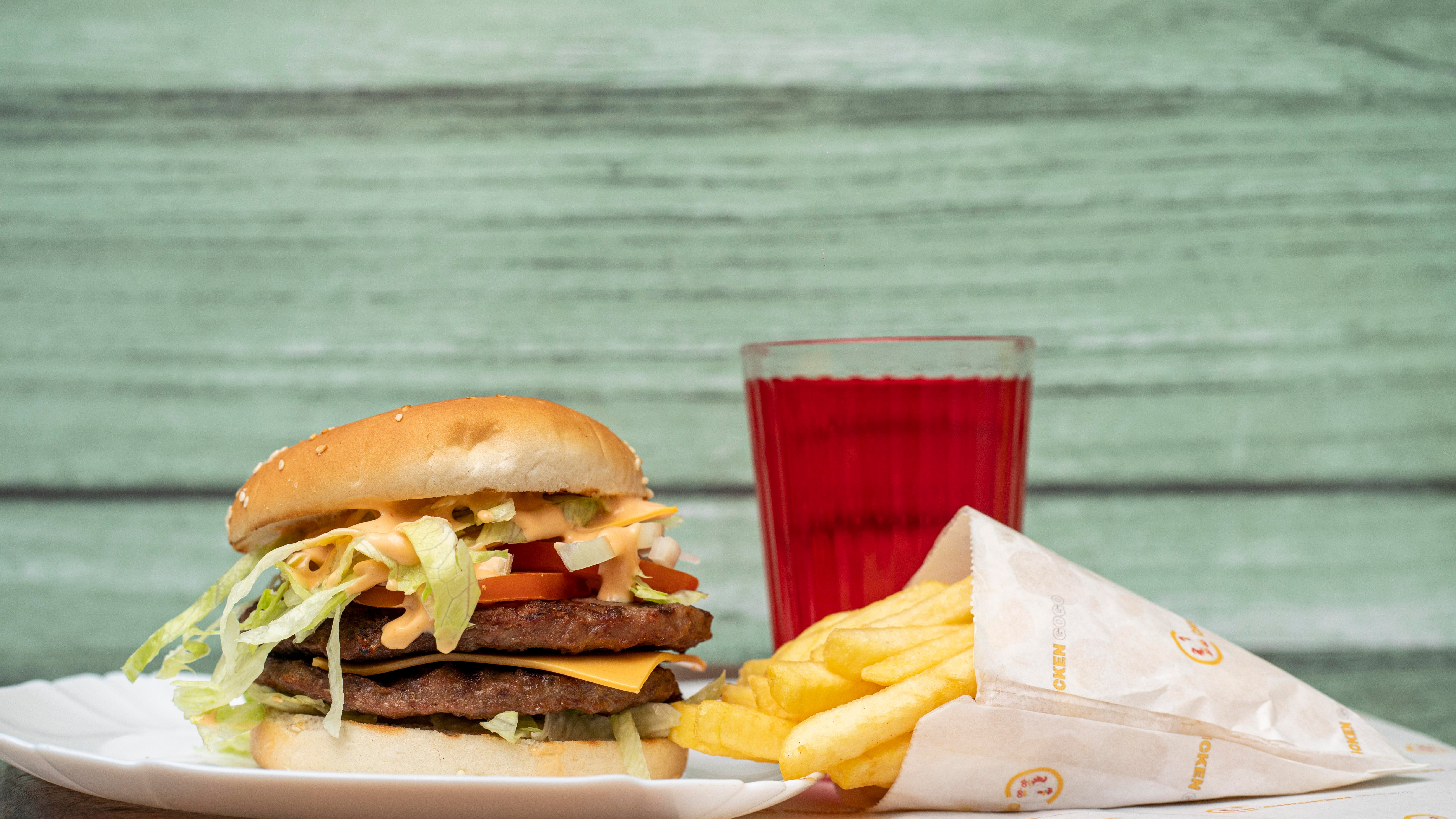 Half Pounder Burger Meal