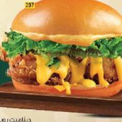Dynamite prawns burger