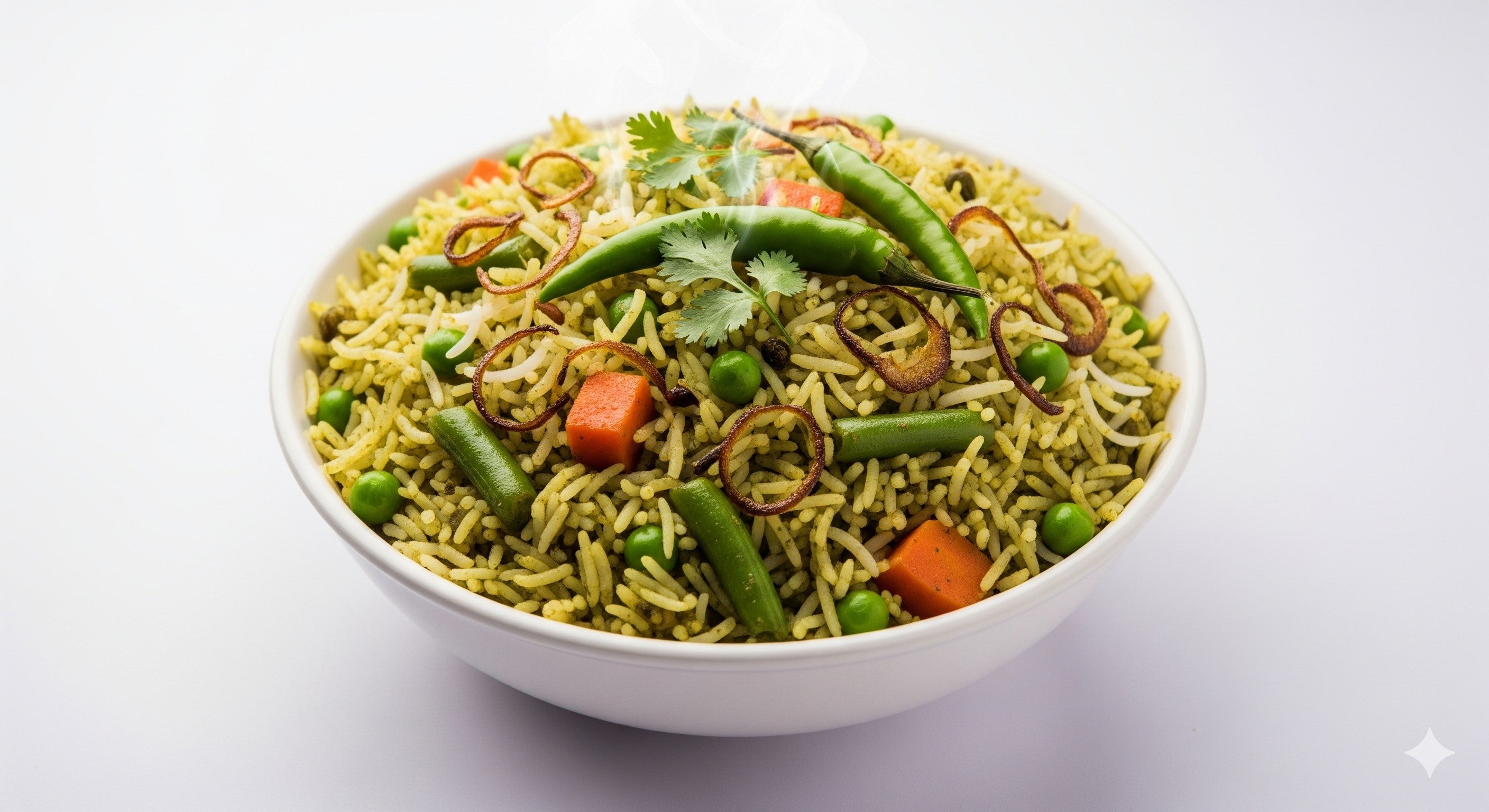 Hyderabadi Green vegetables biryani
