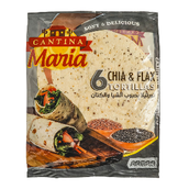 Cantina Maria Flour Tortilla Bread Chia And Flax 6 Pieces 360 Gm