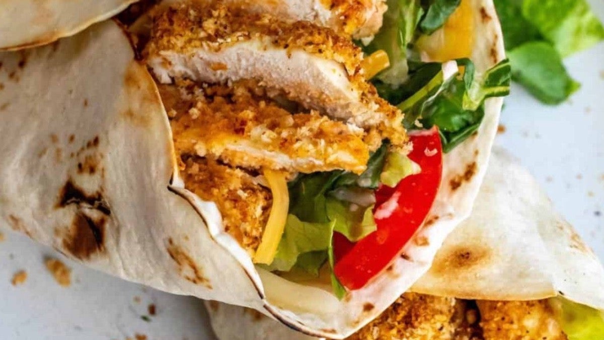 Crispy Chicken Burrito