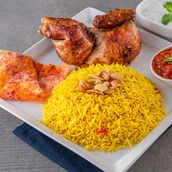 Half Roasted Chicken & Rice