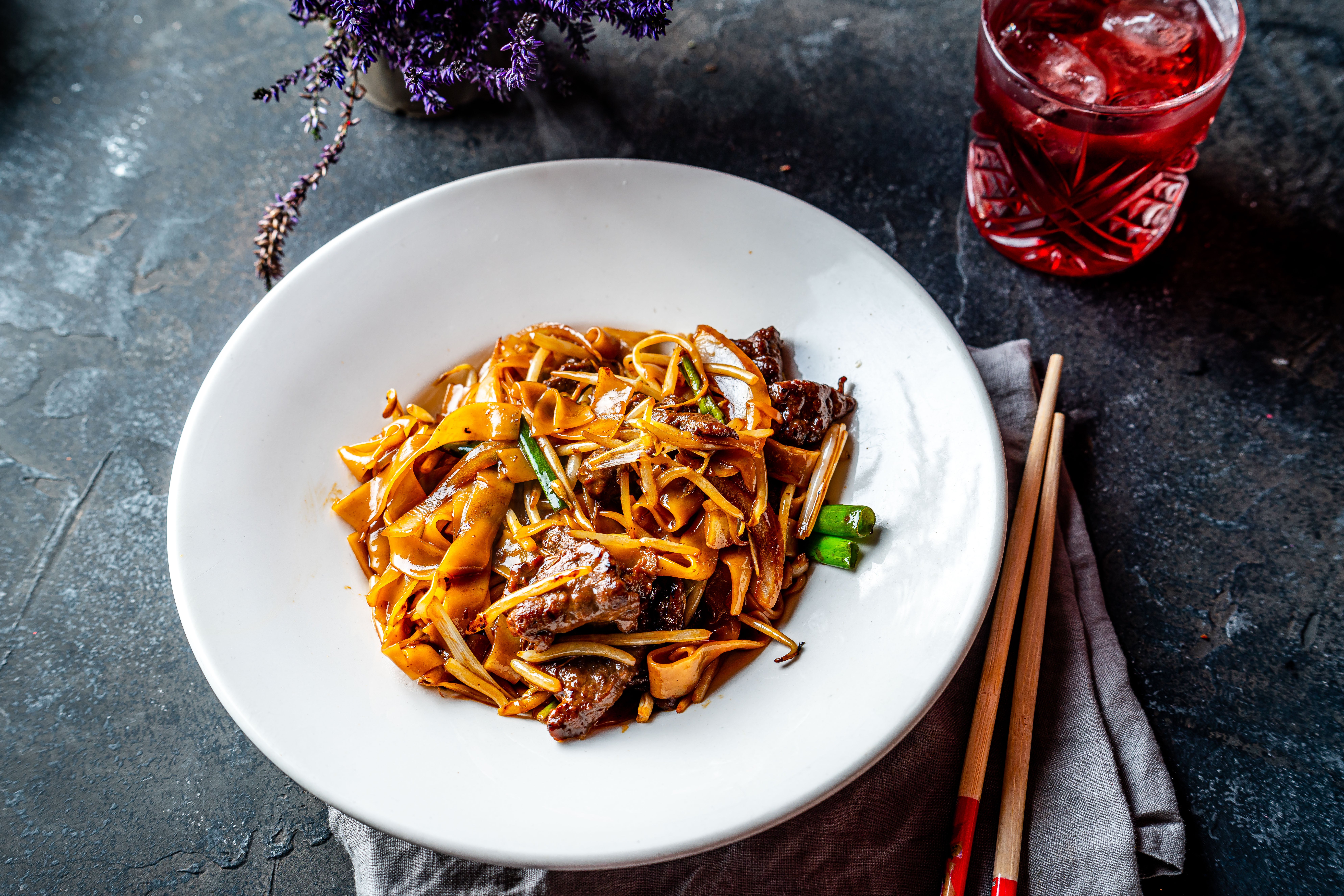 68. Stir Fried Beef Hor Fun