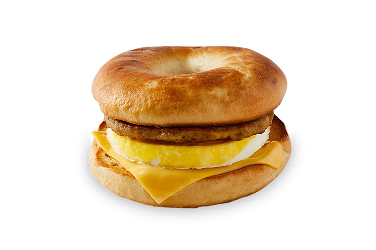 Sausage Breakfast Bagel