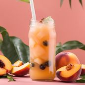 Peach Boba Fruit Tea