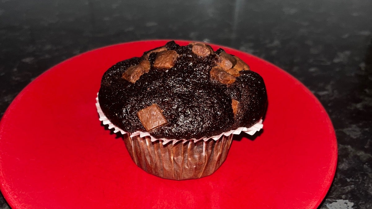 Giant Triple choc muffin