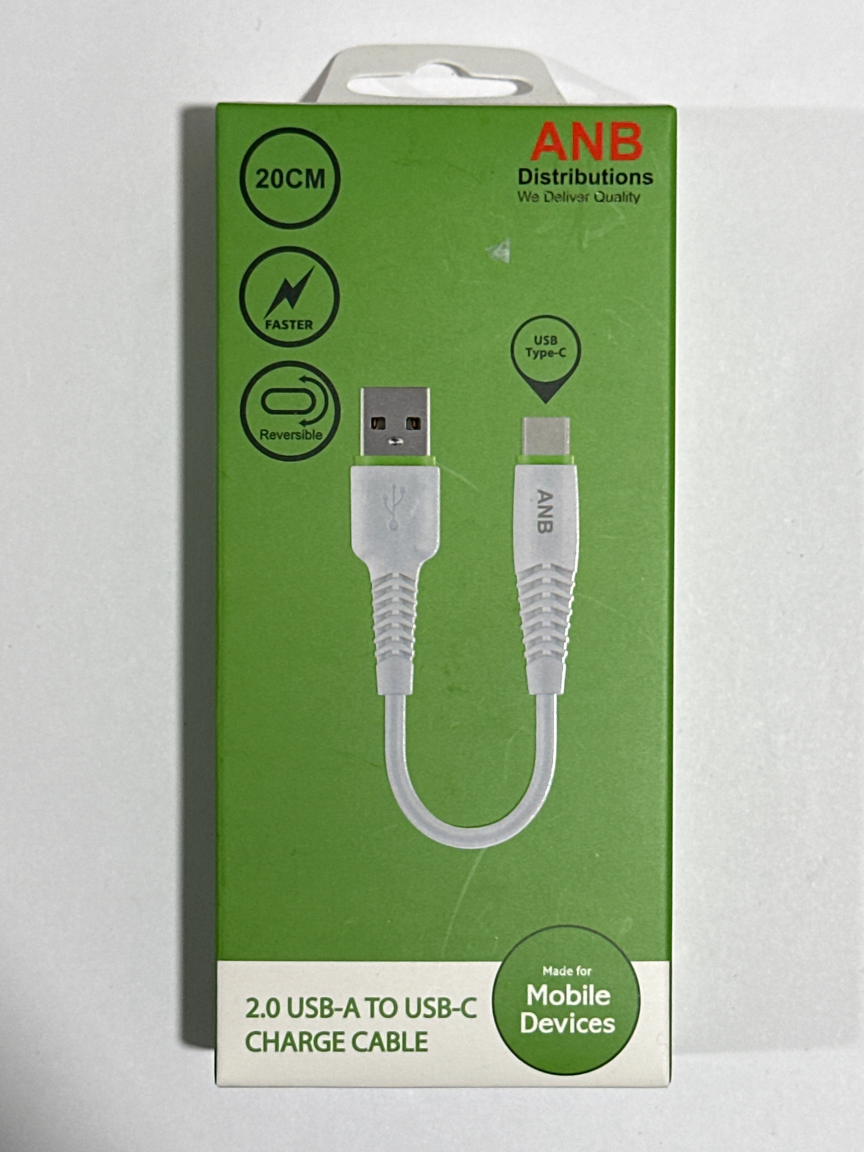 USB A - USB C (20cm)