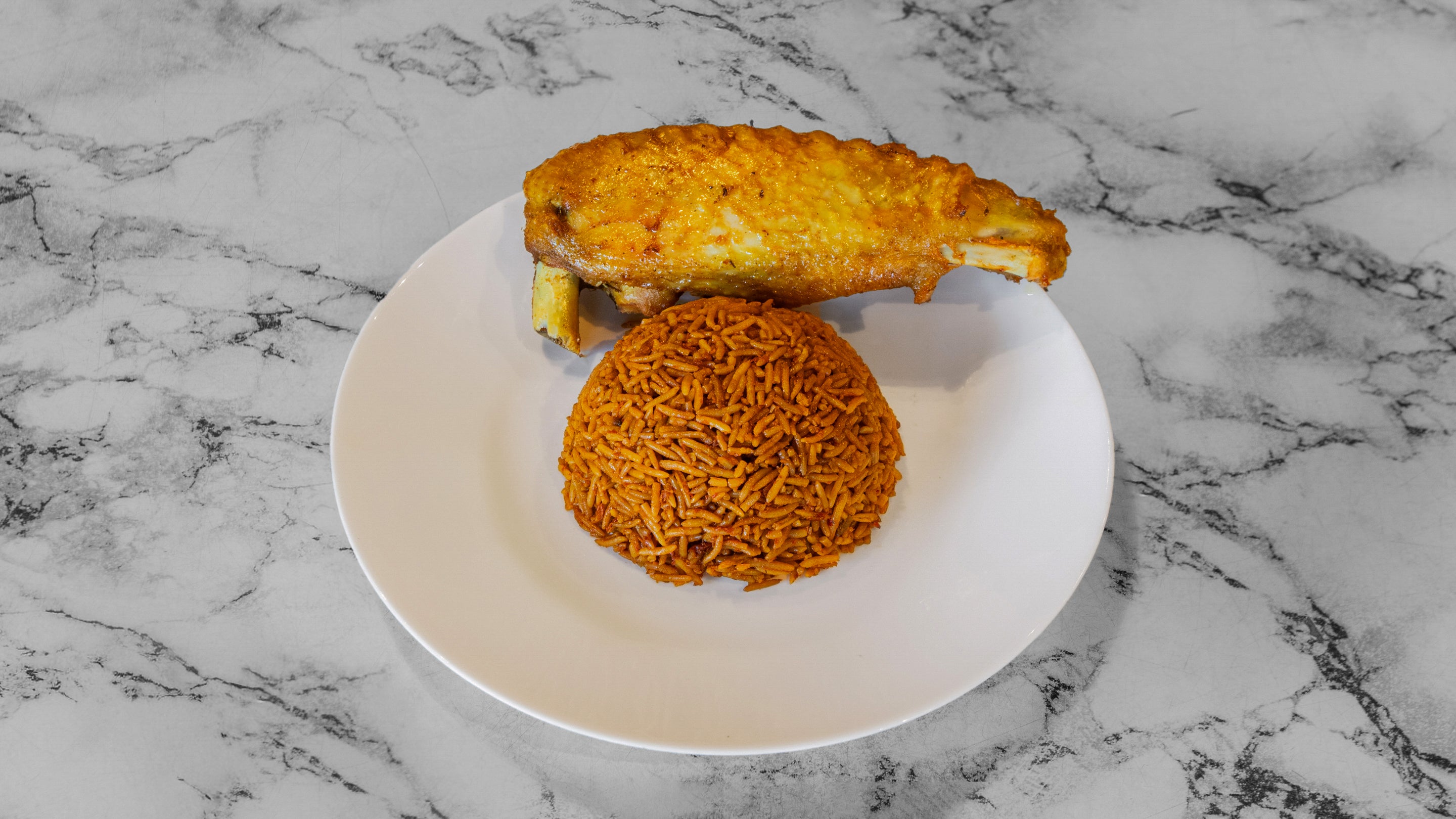 Jollof Rice and turkey