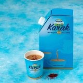 Rainbow Karak Zaffran Tea
