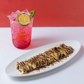 Mini waffle with mojito
