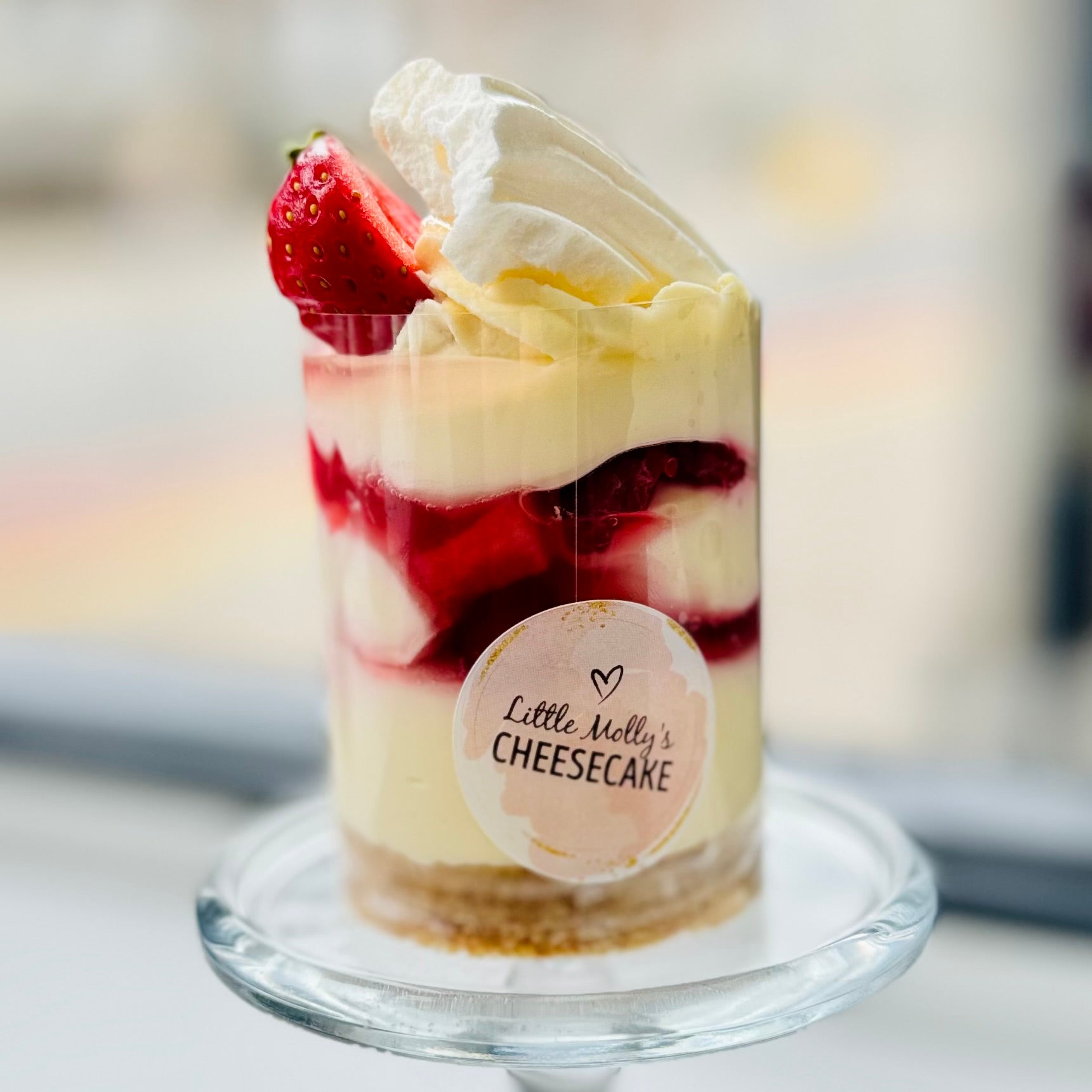 Eton Mess Mini Cheesecake