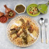 Seffa Medfouna With Chicken