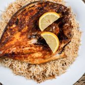 Grill Fish With Rice