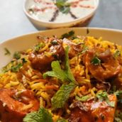 Soya Tikka Biryani
