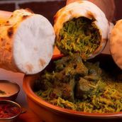 Bamboo Hyderabadi Mutton Biryani